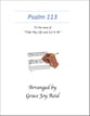 Psalm 113 piano sheet music cover